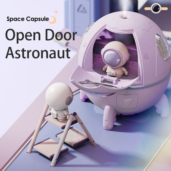 Portable Humidifier Desktop USB Astronaut Space Air Humidifier Diffuser 220ML With Colorful Led Light Christmas Gift - Image 6