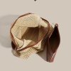 Retro Straw Woven Tote Bag Shoulder Large Capacity Beach Bag - Image 4