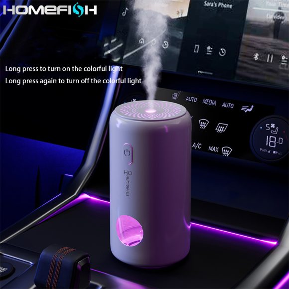Vehicle Mounted Humidifier Wireless Air Purification In The Vehicle Automatic Spray Large Capacity Aromatherapy Atomizer - Image 4