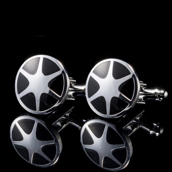 Square Men's Cufflinks Spot Simple French Cuff Buttons - Image 7