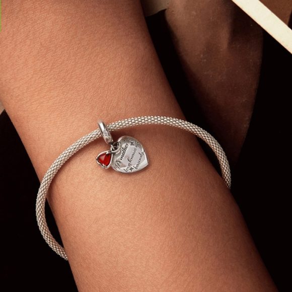 Mother's Day Double Love Card Pendant - Image 4