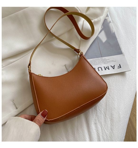 Women's Retro Portable Shoulder Underarm Bag Handbag - Image 3