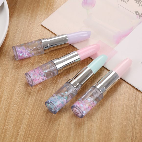 Creative Stationery Girl Heart Red Flow Sand Powder Signature Pen - Image 3