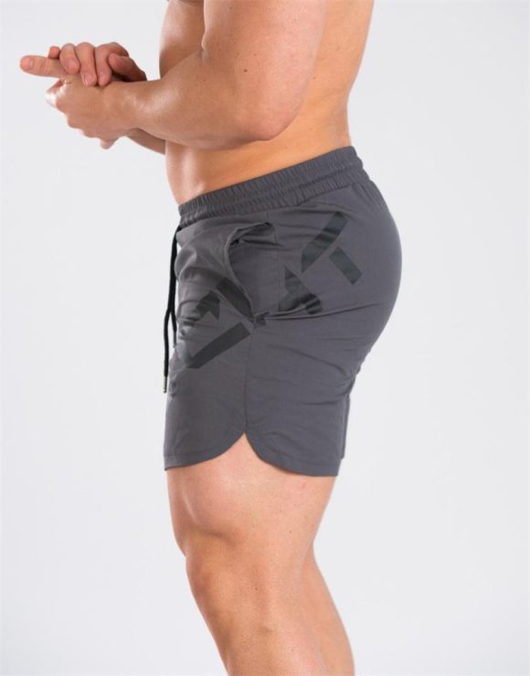 Elastic Thin Training Running  Men's Casual Quick-drying Knee Length Summer Sports Shorts - Image 6
