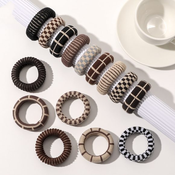Towel Coarse Rubber Strap Simple Hair Ring - Image 7