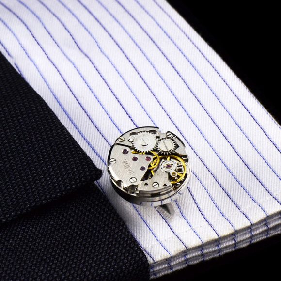 Mechanical Movement French Shirt Cufflinks - Image 9