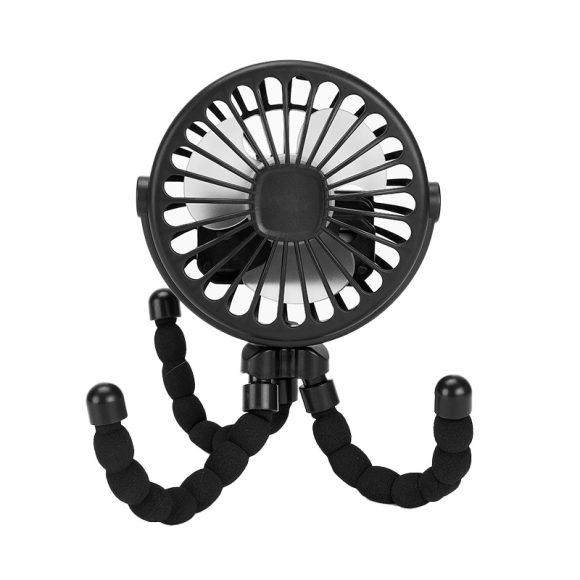 Multi Functional Children's Stroller Mini Fan Portable USB Charging Small Fan Octopus - Image 4