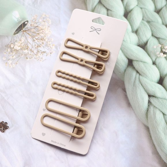 Coffee Color Series Barrettes Girl Side Clip Duckbill Clip Internet Celebrity - Image 4