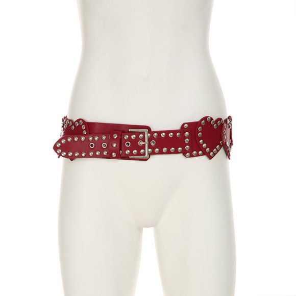European And American Retro Fashion Elastic Elastic Waist Tight Decoration - Image 4