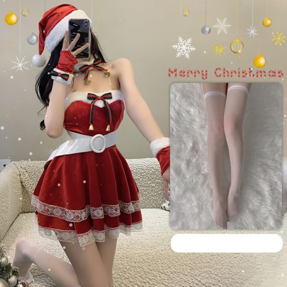 Christmas Women's Dress Stage Anchor Costume - Image 7