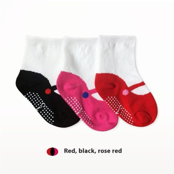Combed Cotton Japanese Ballet Ankle Sock Baby Dispensing Non-slip Sole Socks - Image 8