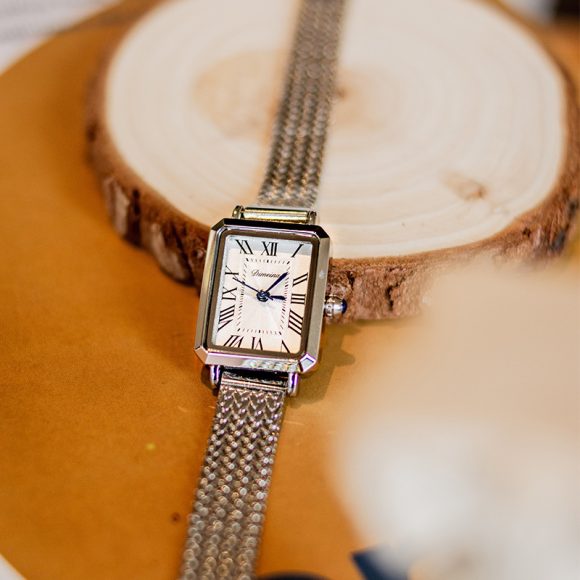 Rectangular Milan Mesh Belt Middle Ancient Watch - Image 2