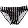 Low Rise Tight Vertical Stripes Beach Training Competition Swimsuit - Image 4