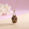 Spring 2023 New Natural Energy Crystal Pendant Ins Niche Design Valentine's Day Bag Bag Peace Necklace - Image 3