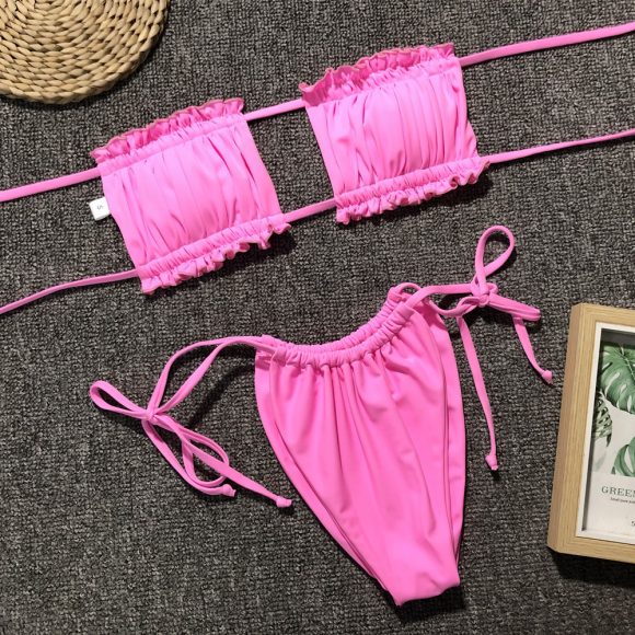 Costa Rica Bandeau Bikini Set - Image 9