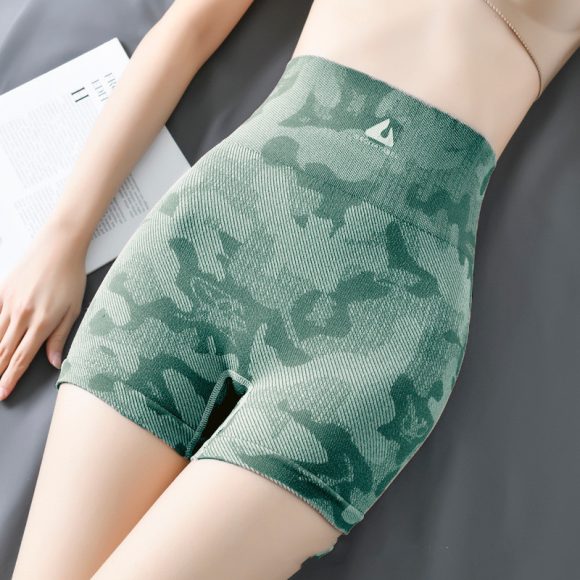 Print Gym Yoga Shorts Soft Workout Yoga Running Shorts Summer - Image 2