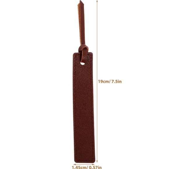 Retro Leather Marker Book Separated Reading Bookmark - Image 5