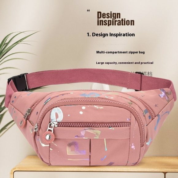 Women's Waist Bag Waterproof Chest Crossbody
