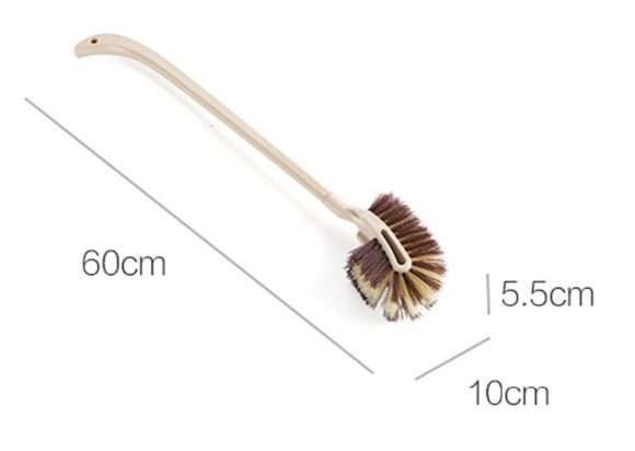 Imitation Wood Long Handle Toilet Brush - Image 4