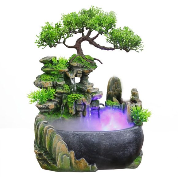 Small Rockery Water Tank Office Fish Tank Humidifier - Image 5