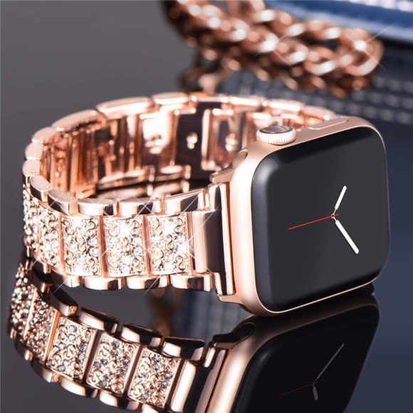Jewelry Chain Strap For A Pple Watch Band Ultra 49mm 40mm 44mm 42mm 38mm Bracelet Diamond Wrist IWatch Band SE 6 7 8 9 45MM 41MM - Image 7