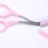 Beauty tools eyebrow scissors with eyebrow comb - Image 2