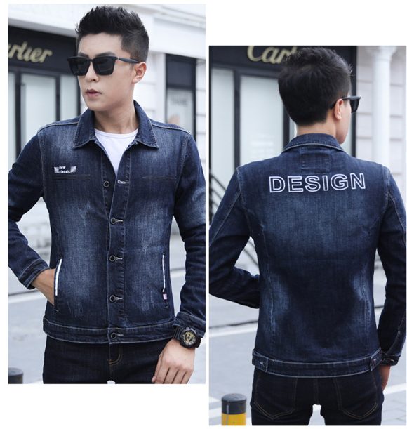 Printed vest casual denim - Image 3