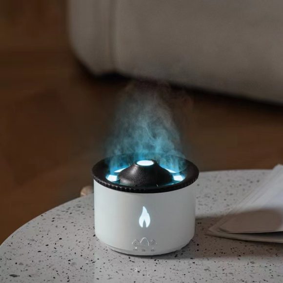 New Creative Volcano Aromatherapy Machine Flame Lamp Belt Essential Oil - Image 9
