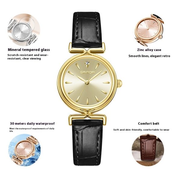 Women's Retro Mesh Strap Watch Outdoor All-matching - Image 5