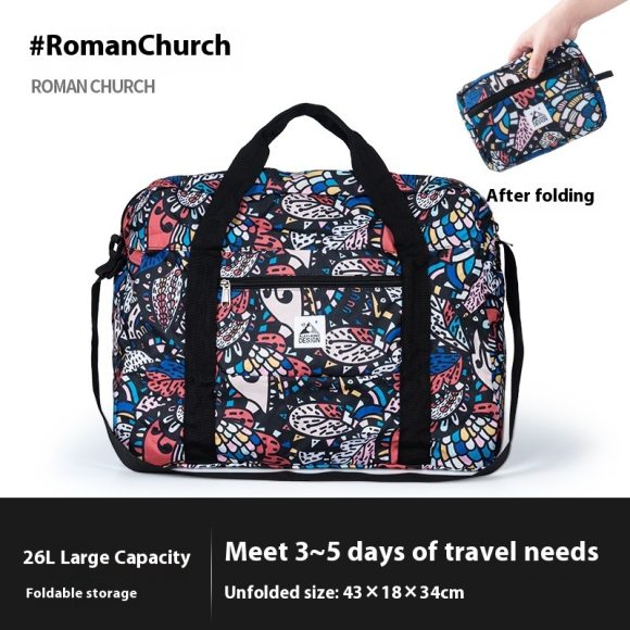 Travel Bag Large Capacity Lightweight Tote Business Traveling Luggage Bag Can Cover Trolley Case - Image 4