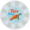 Microfiber round beach towel yoga mat - Image 4