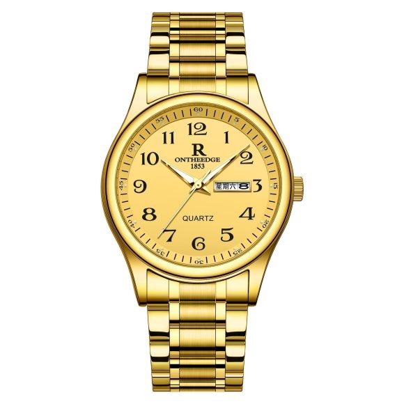 All-steel Double Calendar Middle-aged And Elderly Men's Watch - Image 2