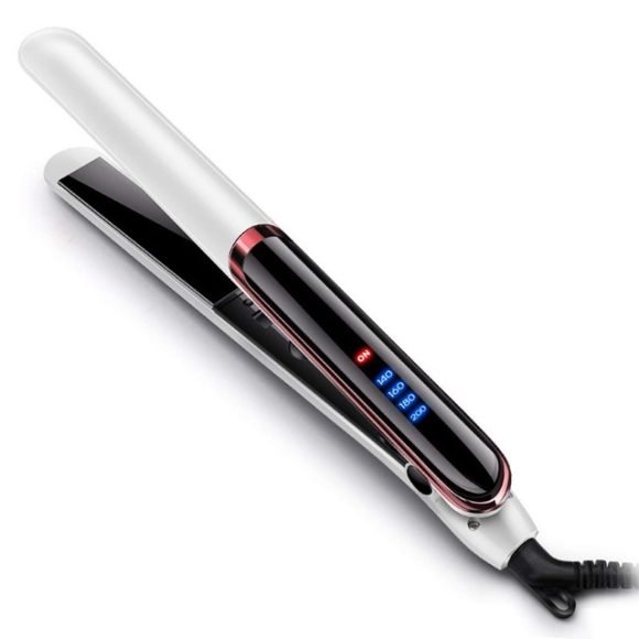 LED display straight hair curling double with curling iron - Image 3