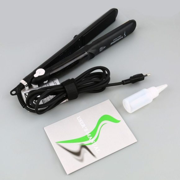 Steam Function Flat Iron Tourmaline Ceramic Vapor Professional Hair Straightener with Argan Oil Infusion Straightening Irons - Image 7