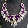 Diamond Alloy Flower Necklace For Women - Image 4