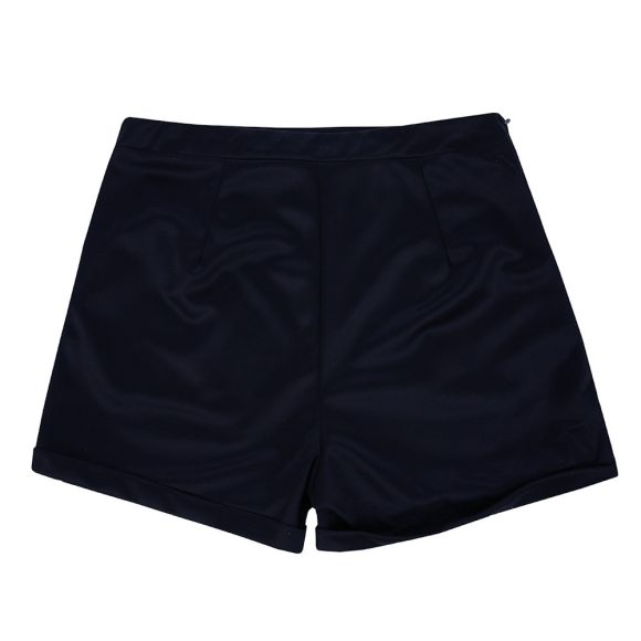 Hot sexy solid color button decorative shorts - Image 7