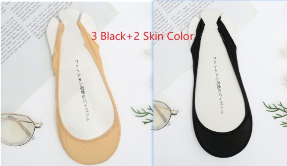 Invisible Boat Socks Women's Summer Socks Low-cut Non-slip Ice Silk - Image 10
