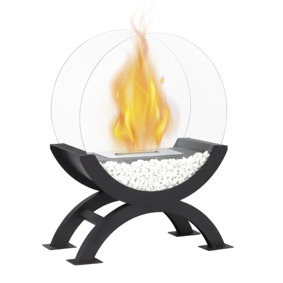 Indoor Small Desktop Alcohol Fireplace Lamp Home Heating - Image 3