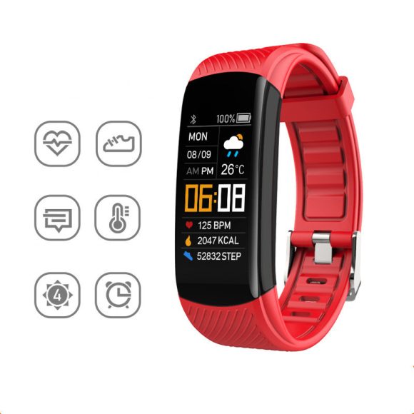 Adult sports silicone pedometer bracelet - Image 8