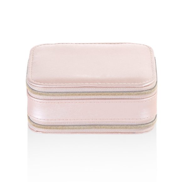 Simple Zipper Leather Jewelry Box Storage - Image 6