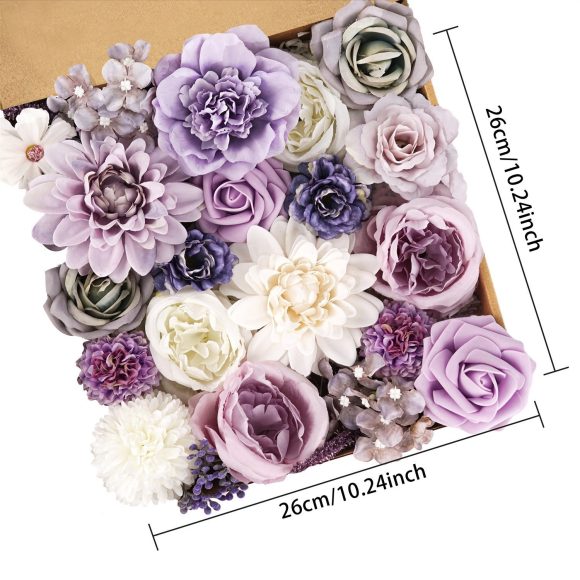 Flower Box Wedding Birthday Party Gift Wedding Bridesmaid Bridal Bouquet - Image 8