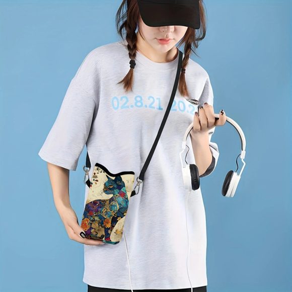 Shockproof Phone Bag With Adjustable Hanging Rope