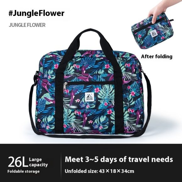Travel Bag Large Capacity Lightweight Tote Business Traveling Luggage Bag Can Cover Trolley Case - Image 10