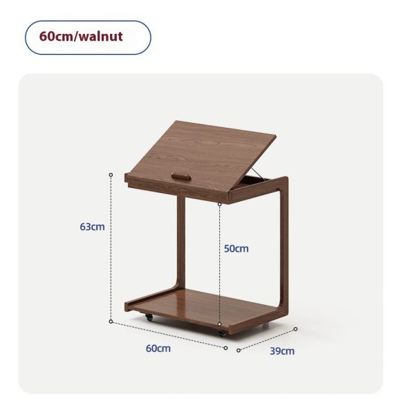 Solid Wood Side Table Living Room Home Removable Sofa Creative Mini Bedroom Bedside Multifunctional Storage - Image 5