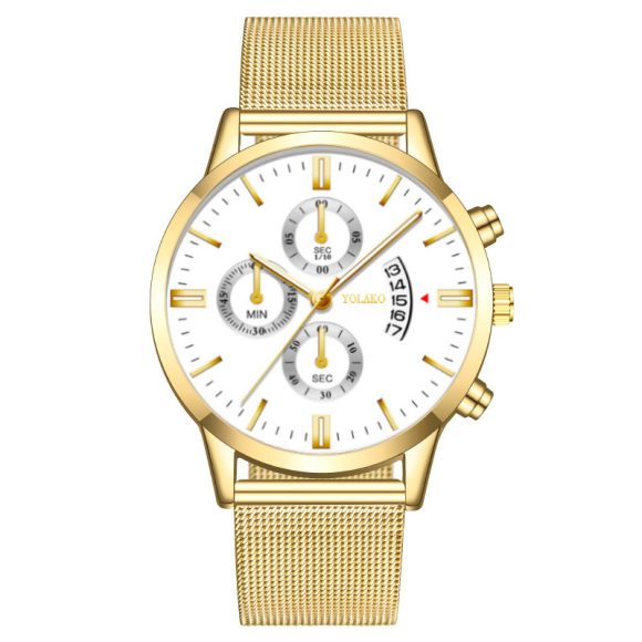 Fashion Calendar Six-pin Three-eye Men's Watch - Image 8
