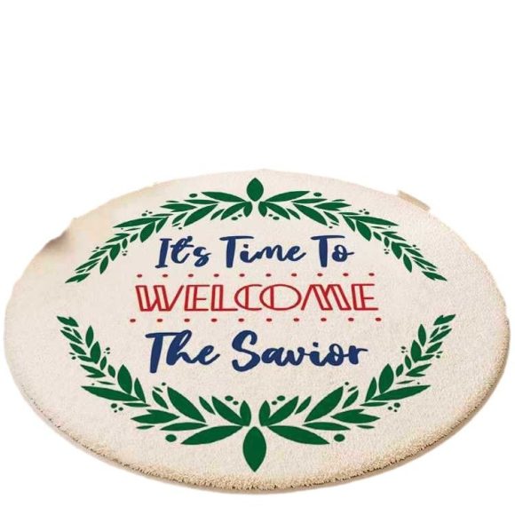 Round Carpet Bedroom Children's Room Living Room Carpet Cashmere-like Floor Mat Crawling Blanket - Image 2