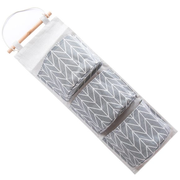 Simple Household Cotton And Linen Waterproof Storage Hanging Bag - Image 5