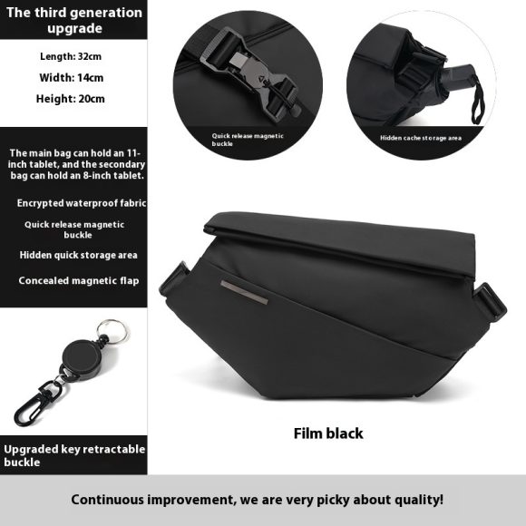 Crossbody Multifunctional Sports Fitness Chest Bag - Image 4