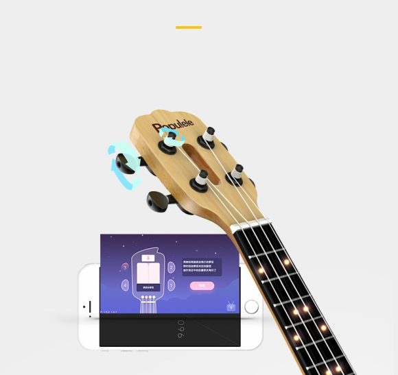 Smart Ukulele U1 Learning Spruce Gift Package Game Entrance Smart APP Small Guitar - Image 7