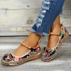 Women's Plus Size Ethnic Style Platform Sandals - Image 2